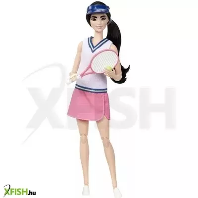 Barbie: Sportoló Barbie baba - Teniszező