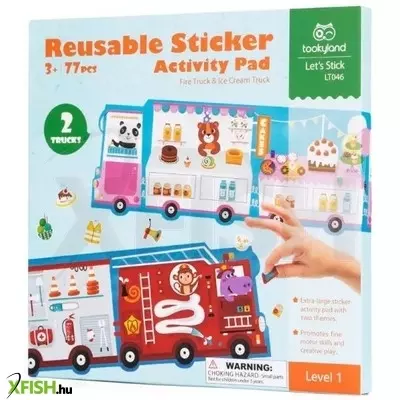 Tookyland: Többször felhasználható matricás foglalkoztató