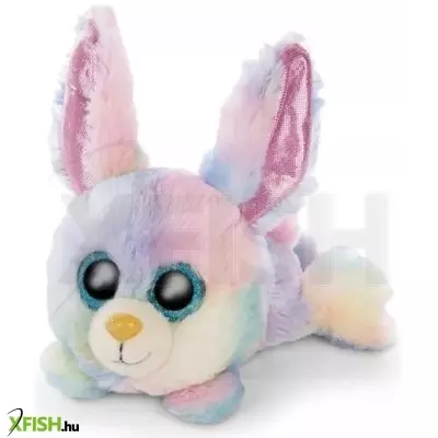 Nici: Rainbow Candy fekvő nyuszi plüssfigura - 15 cm