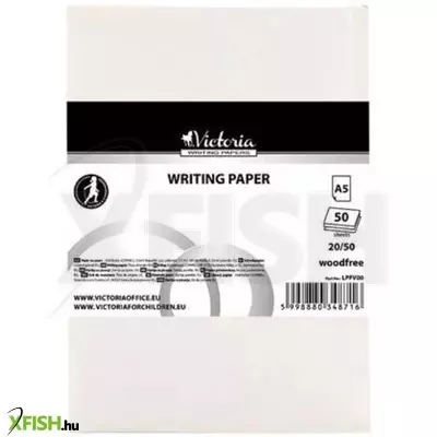 Victoria Paper: Írólap, famentes, A5 - 50 db-os