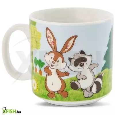 Nici: Forest Friends nyuszi és borz mintájú bögre