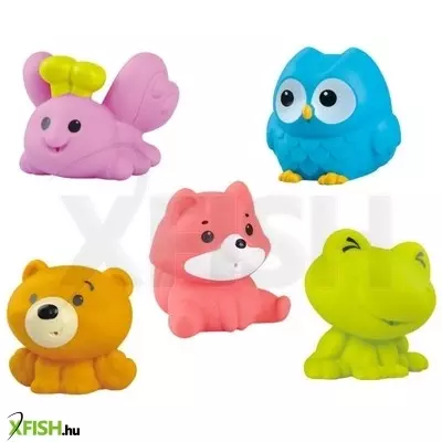 Playgo: Vizet spriccelő puha erdei állatkák - 5 db-os, többféle