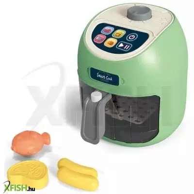 forrólevegős sütő hang- és fényhatásokkal, színváltó ételekkel - 22 cm