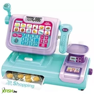 érintőképernyős pénztárgép kiegészítőkkel és hanggal