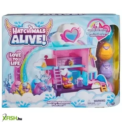 Hatchimals: Alive! óvoda játékszett 4 mini figurával - Vizes csomag