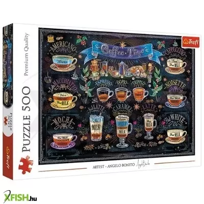 Trefl: Kávéidő puzzle - 500 darabos