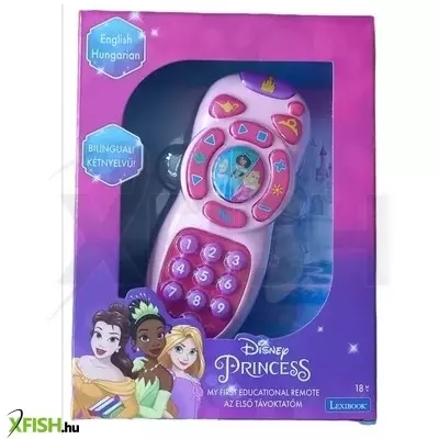 Lexibook: Disney hercegnők kétnyelvű oktató távirányító - magyar és angol nyelvű