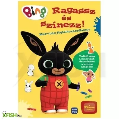bing: ragassz és színezz! - matricás foglalkoztatókönyv