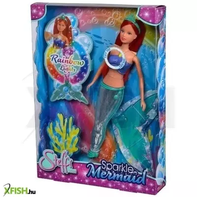 Steffi Love: Sellő baba világító és csillogó uszonnyal