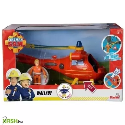 Sam, a tűzoltó: Wallaby mentőhelikopter Tom figurával