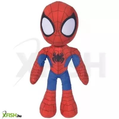 póki és csodálatos barátai: spidey plüssfigura sötétben világító szemmel - 25 cm