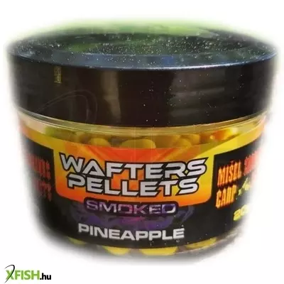 Zadravec Wafters Pellets lebegő feeder csali - Smoked-Pineapple 6Mm (Ananász,Fluo Sárga)
