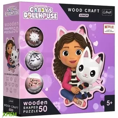 Trefl Puzzle Wood Craft: Gabi babaháza - 50 darabos puzzle fából