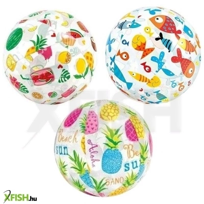 Intex: Mintás strandlabda 51 cm - többféle