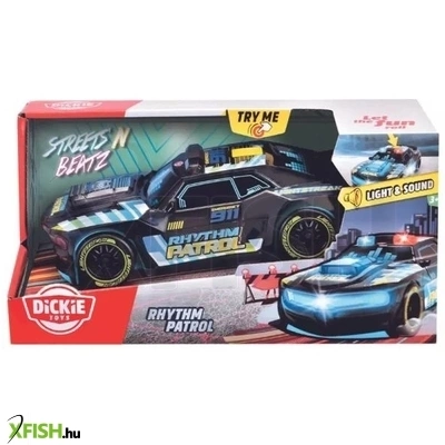 Dickie: Járőrautó fénnyel és hanggal - 20 cm