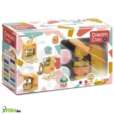 Konyhagép gyurmaszett 12 db gyurmával - 16 cm