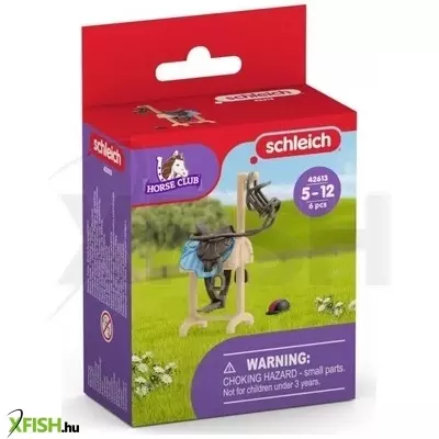 Schleich: Horse Club Lószerszám tartó állvány felszereléssel 42613