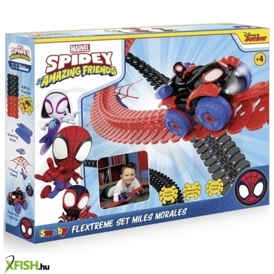 Smoby: Póki és csodálatos barátai - FleXtreme pályaszett - Miles Morales