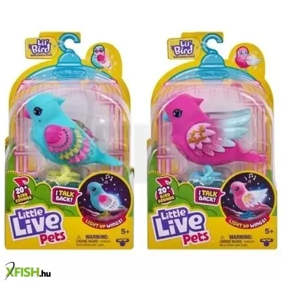 Little Live Pets: Interaktív papagáj világító szárnnyal - kétféle