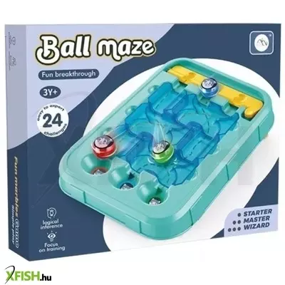 Golyó labirintus logikai játék - 24 nehézségi fokozat