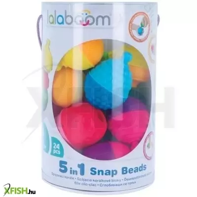 Lalaboom: Montessori bébi fejlesztőjáték, színes gyümölcsök - 24 részes