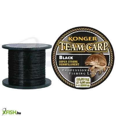 Konger Team Carp Black Monofil Zsinór 600m 0,20mm 5,2Kg