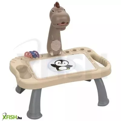 Dinós vetítő rajzasztal tollakkal, 48 ábrával