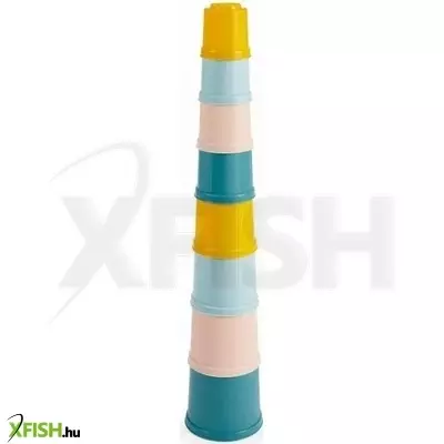 Écoiffier: BB Abrick Csészerakosgató játékszett - 8 db-os