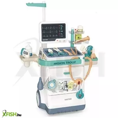 Orvosi játékkészlet hang- és fényhatásokkal - 26 db-os szett