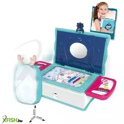 3 az 1-ben Művészkészlet könyv alakú dobozban kiegészítőkkel