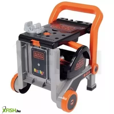 smoby: black & decker 3 az 1-ben devil workmate munkapad - 19 részes