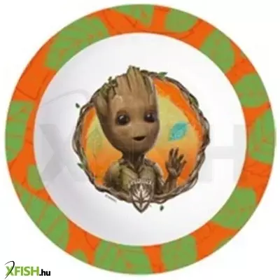 Bosszúállók: Műanyag mikrózható mélytányér, Groot - 16 cm