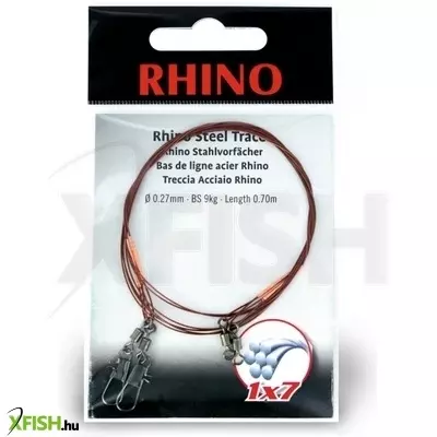 Rhino Rhino Steel Trace Acélelőke 1X7 0,3 M 9 Kg 0,27 Mm 2 Db/Csomag