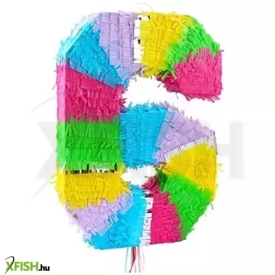 szám formájú pinata - 6-os szám