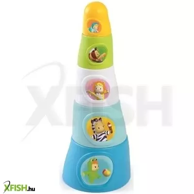 Smoby: Cotoons Happy Tower toronyépítő játék - kék