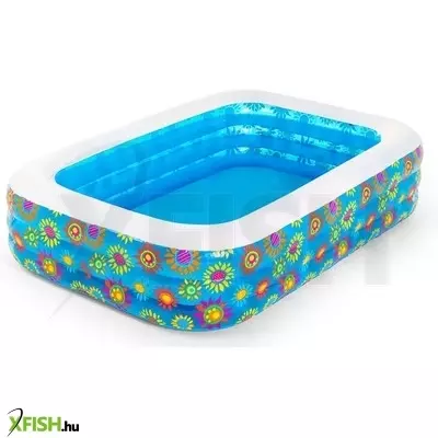 Bestway 54120 szögletes medence 229 X 152 X 56 cm