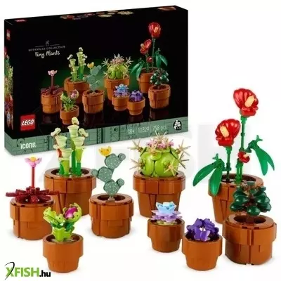 lego® icons apró cserepes növények építőkészlet felnőtteknek 10329