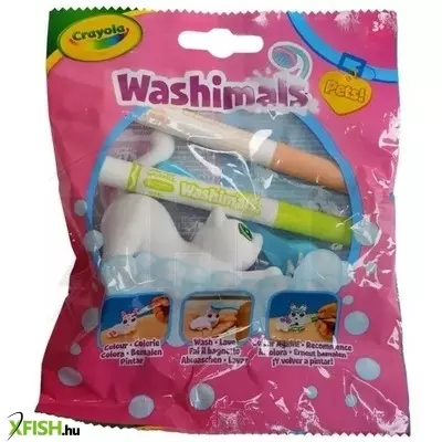 Crayola Washimals: Kimosható állatka figura - Jake, a nyújtózó cica
