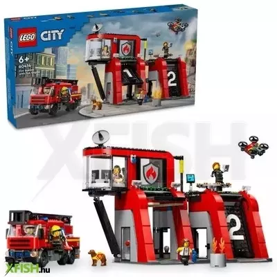 LEGO® City: Tűzoltóállomás tűzoltóautóval 60414