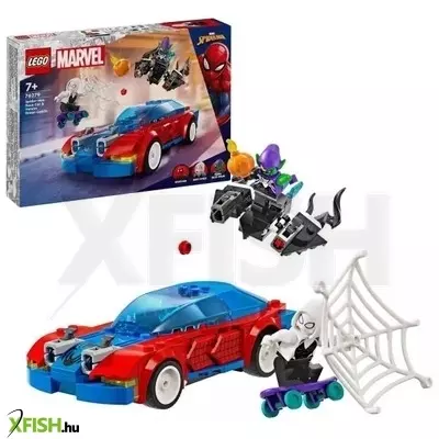 LEGO® Marvel: Pókember versenyautó & Venomizált Zöld Manó 76279