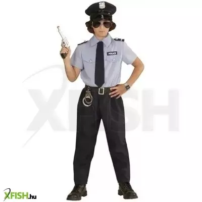 Rendőr jelmez - 128-as, 5-7 éves korosztály