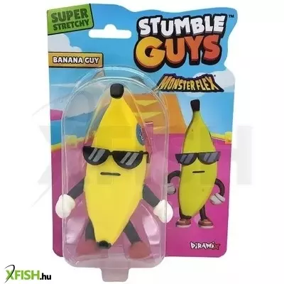 Monsterflex: Nyújtható Stumble Guys figura - Banana Guy