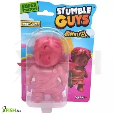 Monsterflex: Nyújtható Stumble Guys figura - Ruby Cupid