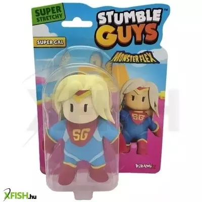 Monsterflex: Nyújtható Stumble Guys figura - Super Gal