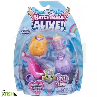 Hatchimals: Törj és játssz! babakocsis játékszett