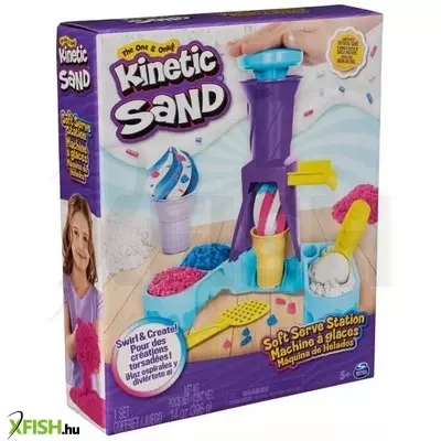 Kinetic Sand: Csavart fagyi készítő műhely