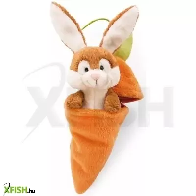 Nici: Nyuszi répában plüssfigura akasztóval - 15 cm
