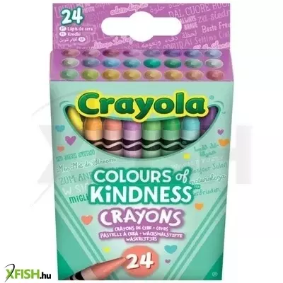 Crayola: Kedves szavak zsírkréta készlet - 24 db-os