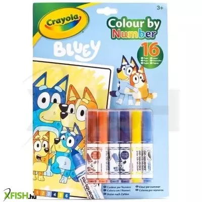 Crayola: Szám szerinti színező - Bluey