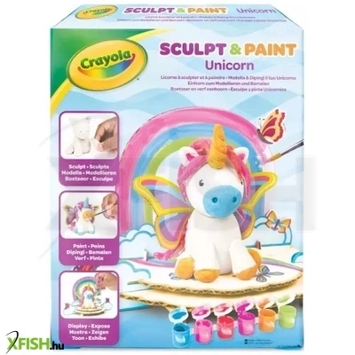 crayola: levegőn száradó gyurma készlet - unikornis